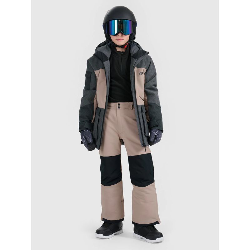 Children's snowboard jacket 10000 membrane 4F 4FJRAW25TTJAU1039-82S *Kategoria tymczasowa Your Sports Performance