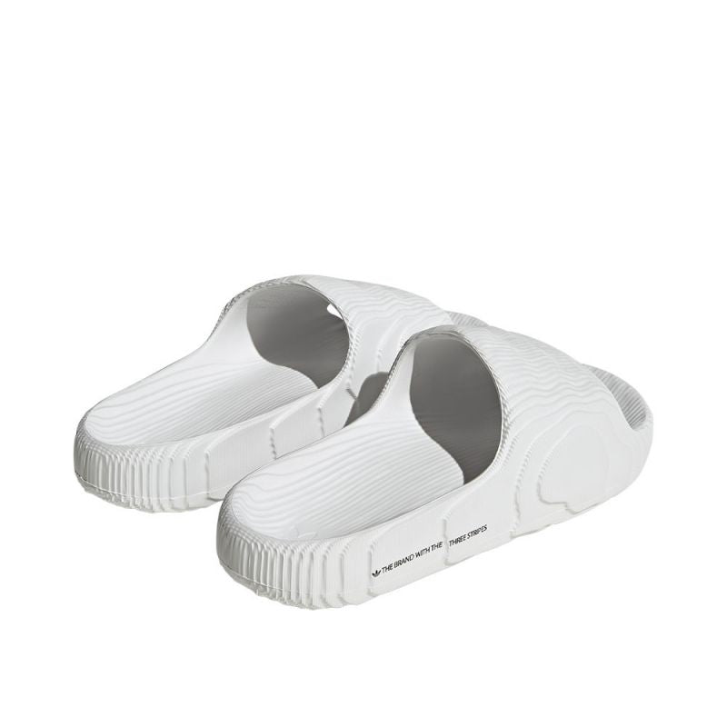 Adidas Adilette 22 Crystal White women's/men's slides with a comfortable profiled sole (HQ4672)