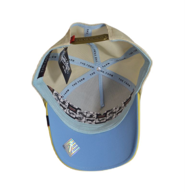 Goorin Bros. Animal Farm Goat Greatest Trucker Cap - 101-0310-STONE Odzież/Czapki/Czapki z daszkiem Your Sports Performance