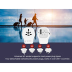 GEMBIRD UNIVERSAL TRAVEL ADAPTER 20W, WHITE Kable i adaptery/Adaptery, przejściówki Your Sports Performance