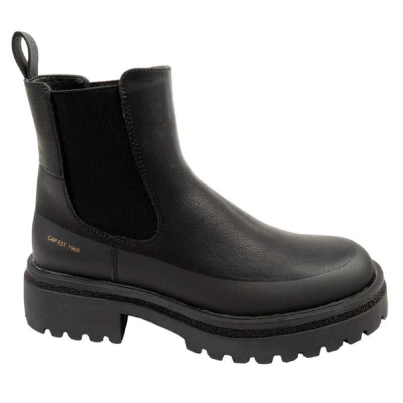GAP women's Louise shoes black ankle boots fashionable slip-on