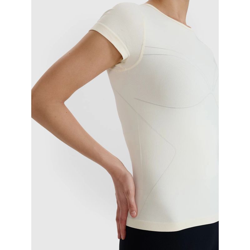 Women's quick-drying yoga and pilates t-shirt 4F 4FWSS25TFTSF1270-11S Clothing Your Sports Performance