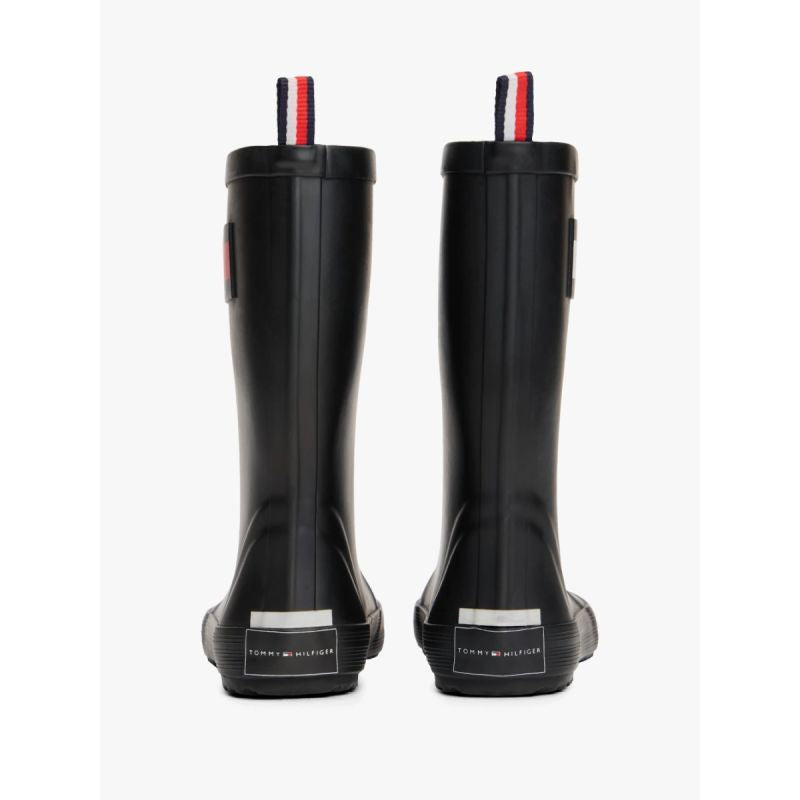 Tommy Hilfiger rain boots FLAG RAIN BOOT T3XC-33923-0047999 BLACK To be categorized Your Sports Performance