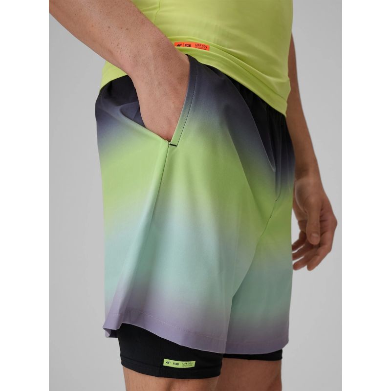 Men's 4F boardshorts with UPF50+ sun protection 4FRSS26UBDSM257-45S