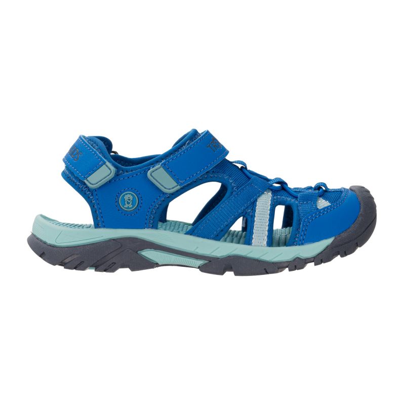 Trollkids Kids Stavanger Sandal XT cobalt blue/dusky turquoise/dark navy children's sports sandals for boys/girls (659-199) In preparation Your Sports Performance