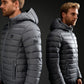 Geographical Norway men's jacket AMIGOTAL HOOD DB DGREY MEN 233 DARK GRAY (WZ5179H/GN-GRIS FONCÉ) In preparation Your Sports Performance