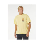 RIP CURL Search Dawn Tee Yellow Men's T-Shirt