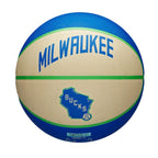 Wilson NBA Milwaukee Bucks Team City Icon Basketball - WZ4024217XB Piłki do koszykówki/Na zewnątrz - Outdoor Your Sports Performance