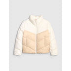 Girls' puffer jacket with synthetic down filling 4F 4FJRAW25TDJAF0807-12S