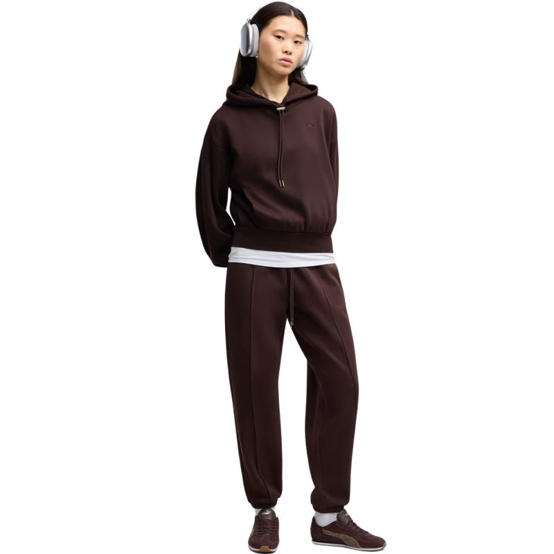 Puma Her Relaxed Hoodie women's sweatshirt brown 694027 33