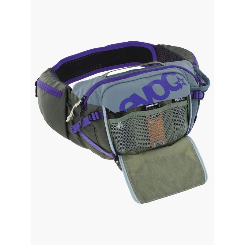 EVOC Hip Pack Pro 3 steel/violet/dark olive