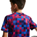 Nike FC Barcelona Kids' T-Shirt Burgundy and Blue II1752 621