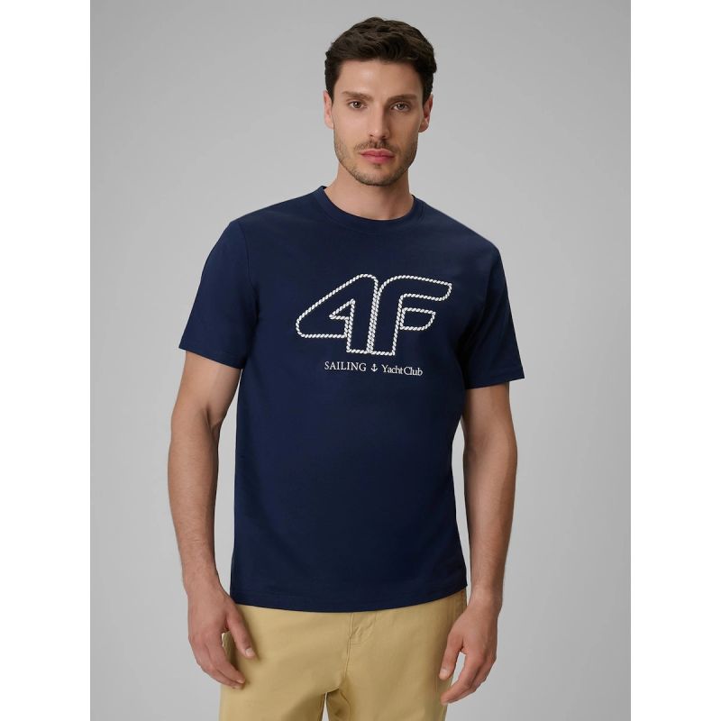 Men's regular T-shirt with 4F logo 4FRSS26TTSHM3999-31S 4f