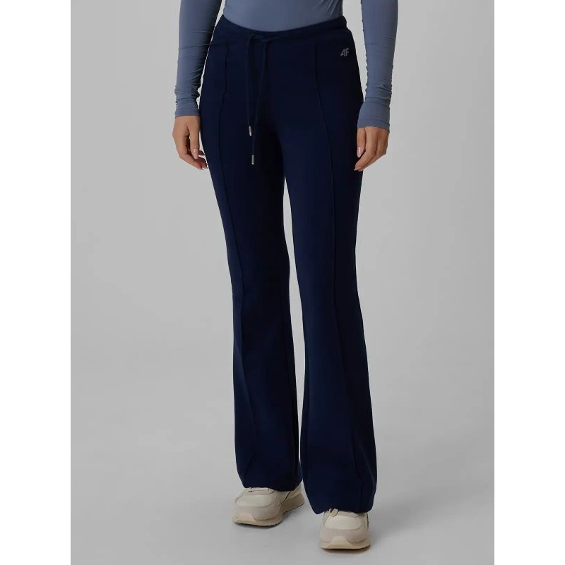 Women's 4F flared leg sweatpants 4FWAW26TTROF1747-31S