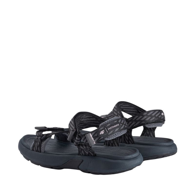 Women's sandals 4F F116 dark gray 4FWSS26FSANF116 23S