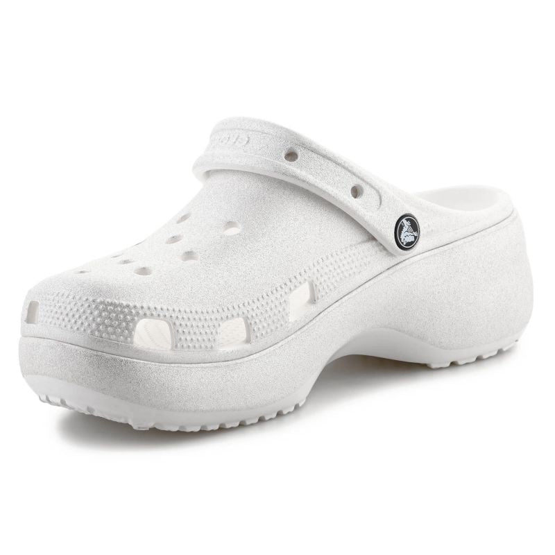 Crocs Classic Platform Glitter Clog W 207241-0WV Chalk In preparation Your Sports Performance