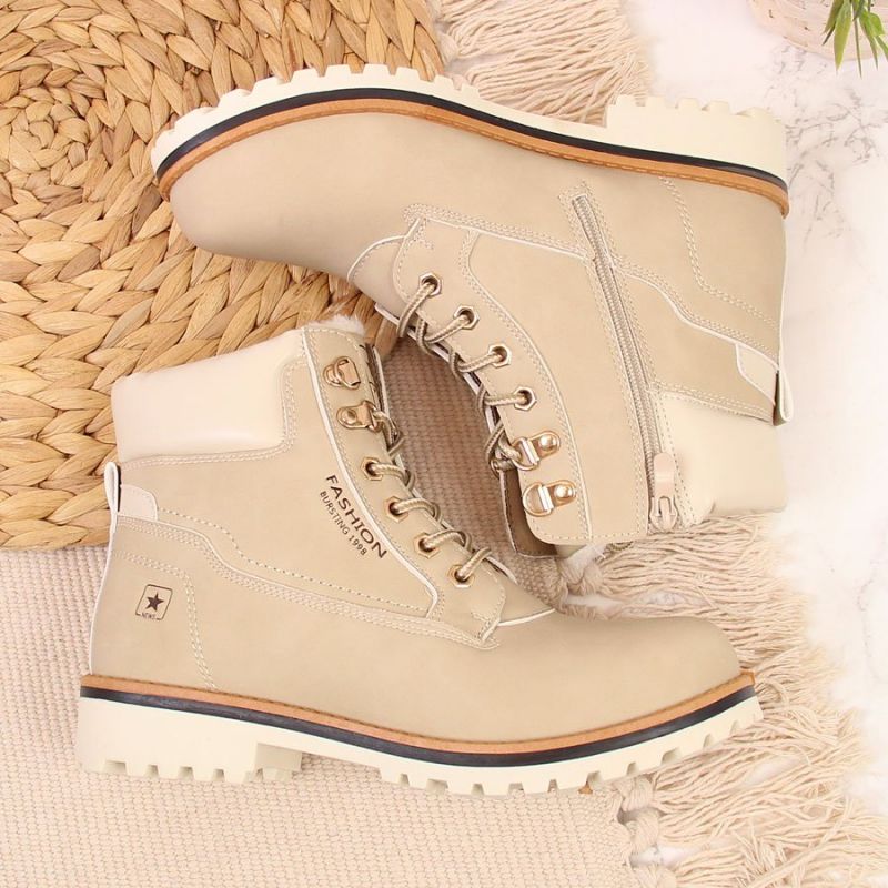 Insulated hiking boots NEWS W EVE249A beige Footwear/Outdoor/zimowe Your Sports Performance