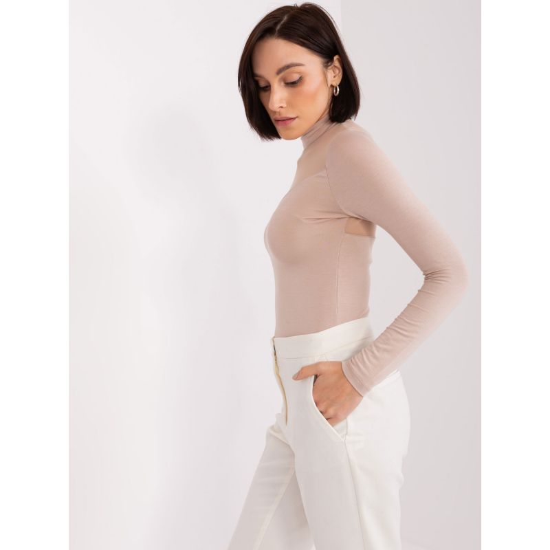 Beige viscose blouse BASIC FEEL GOOD (RV-BZ-9203.87P) In preparation Your Sports Performance