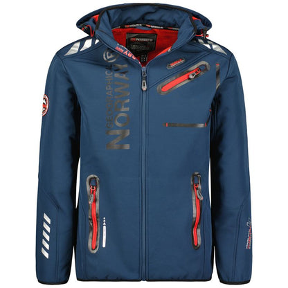 Geographical Norway Softshell ROYAUTE DB NAVY RED MEN 068 (WY2001H/GN/Navy / Red) Geographical Norway