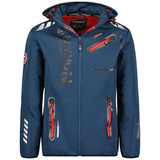 Geographical Norway Softshell ROYAUTE DB NAVY RED MEN 068 (WY2001H/GN/Navy / Red) Geographical Norway