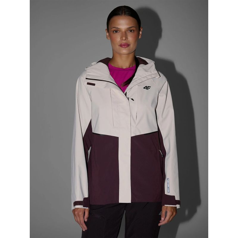 Women's trekking jacket 10000 membrane 4F 4FRAW26TTJAF1367-12S