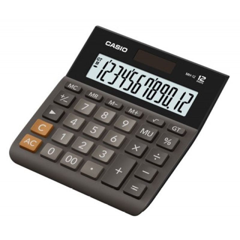 Casio MH-12BK-S Desktop Calculator, 12-digit, 127x136.5mm, black In preparation Your Sports Performance