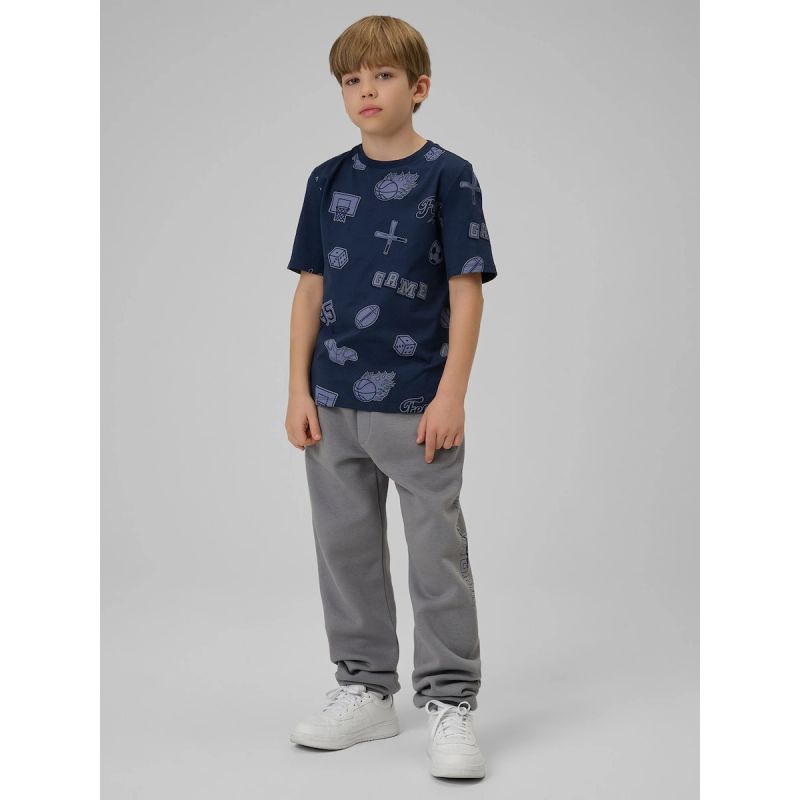 Boy's regular printed T-shirt 4F 4FJRSS26TTSHM3466-31A 4f