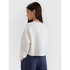 Girls' sweatshirt without a hood, 4F 4FJWSS25TSWSF1483-11S *Kategoria tymczasowa Your Sports Performance