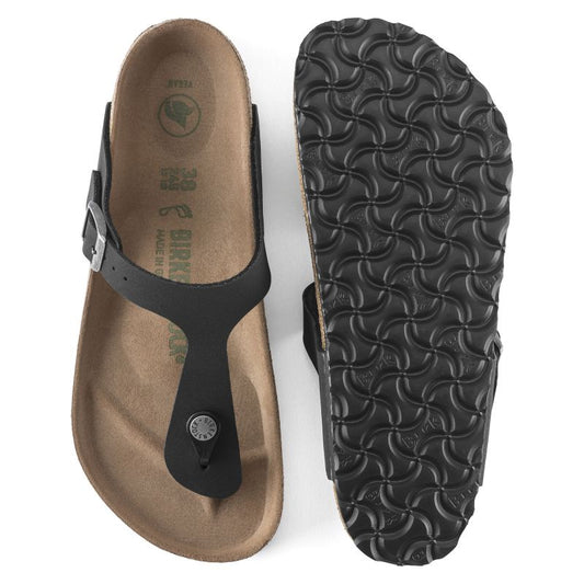 Birkenstock Gizeh Birko-Flor Women's Narrow Black Flip-Flops for Narrow Feet Vegan Black (1020487) Footwear/Lifestyle/Brinkenstock/Japonki Birkenstock