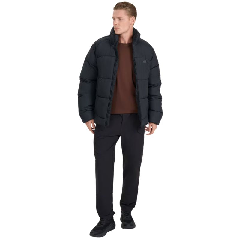 Men's down jacket 4F M0707 deep black 4FRAW25TDJAM0707 20S 4f