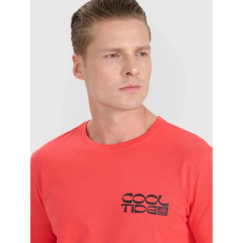 Men's regular printed T-shirt 4F 4FWSS25TTSHM1984-63S 4f