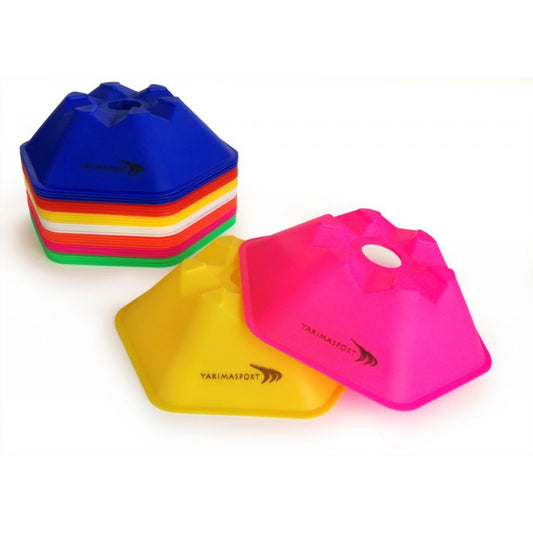 Islets hexagonal mushrooms Multifunctional 10pcs Yakimasport 100277 Accessories/Training equipment Yakima