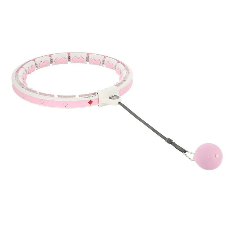 HMS HHW06 hula hoop with studs, weight and counter, pink In preparation Your Sports Performance