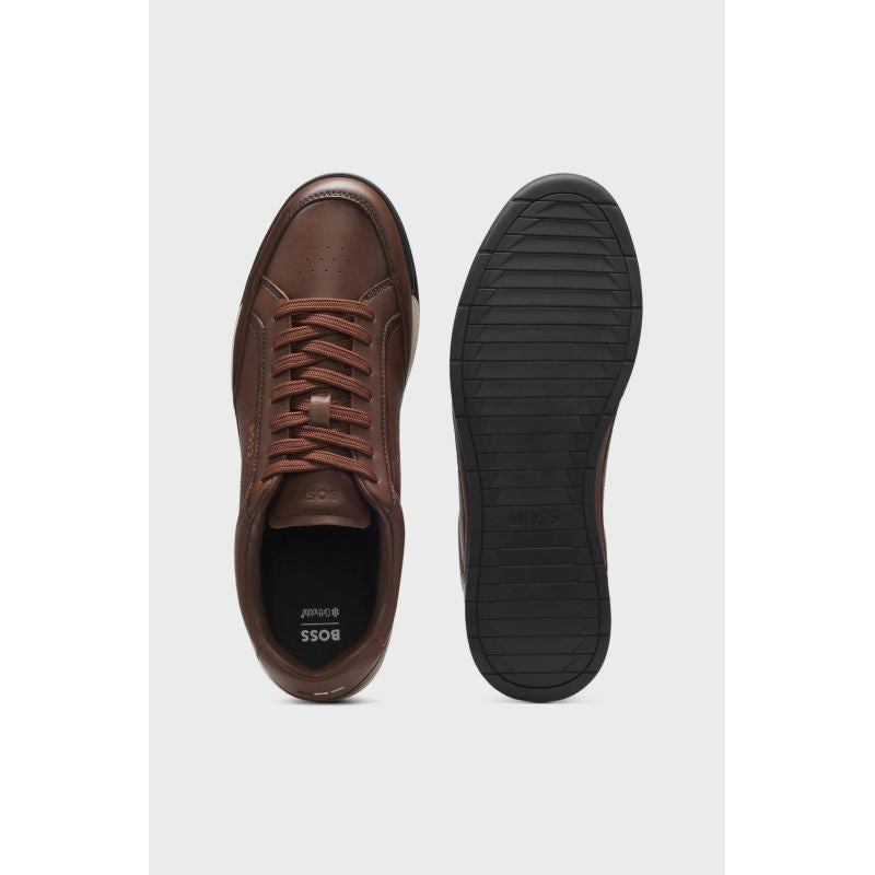 BOSS SNEAKER NITAN_LOWP_BU MEDIUM BROWN (50552880-210) In preparation Your Sports Performance