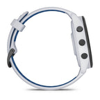 Garmin Forerunner 265 46mm Black Bezel with Whitestone Case White and Blue Akcesoria sportowe i turystyczne/Zegarki sportowe Your Sports Performance