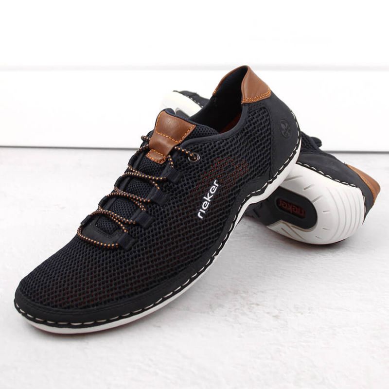 Comfortable Rieker M RKR666 navy blue shoes Footwear/Lifestyle/Rieker Your Sports Performance