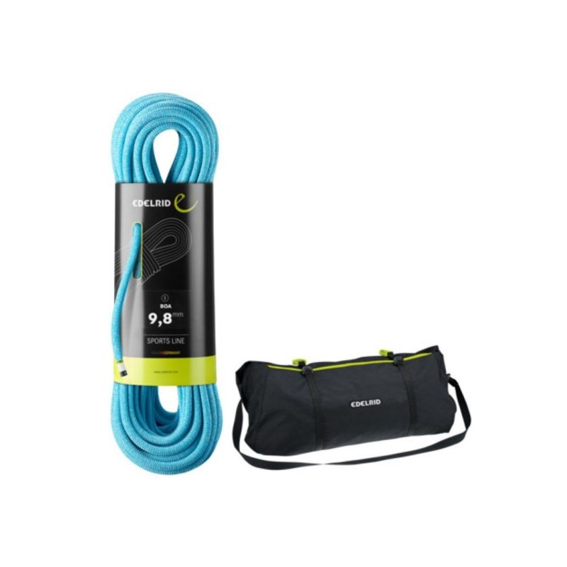 Boa rope 9.8mm 80m with liner cover by EDELRID Wspinaczka/Akcesoria Your Sports Performance
