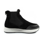 Scholl Beverly Bootie Women's Leather Ankle Boots Black Scholl