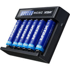 XTAR CHARGER FOR CYLINDRICAL LI-ION 18650 BATTERIES - 6 CHANNELS MC6C Baterie, akumulatorki i ładowarki/Ładowarki akumulatorowe (bez akumulatorków) Your Sports Performance