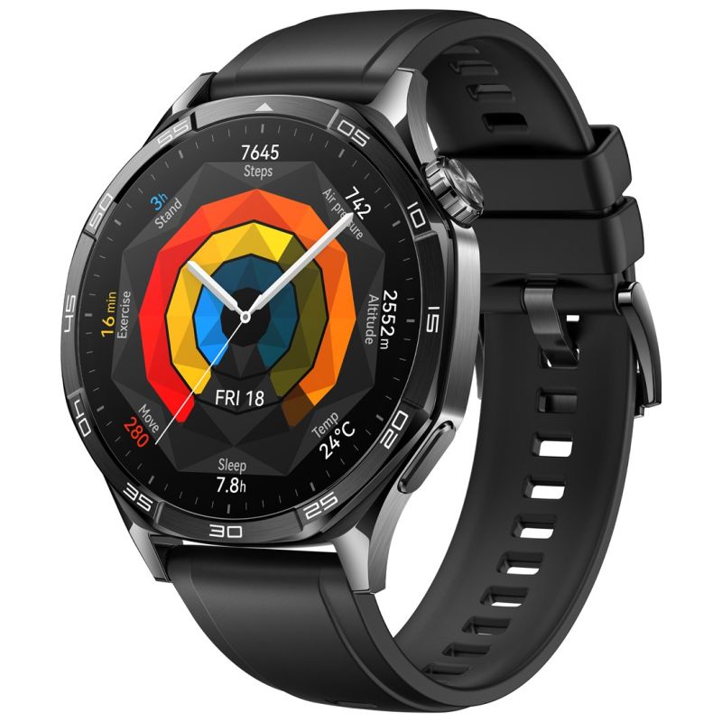 Huawei WATCH GT 5 46mm Vili-B19F | Smartwatch | GPS (satellite) | AMOLED | 1.43 inches | Black In preparation Your Sports Performance
