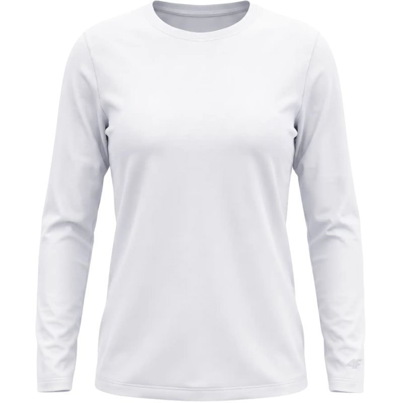Women’s 4F F639 Long-Sleeve T-Shirt, White 4FWMM00TLONF639 10S