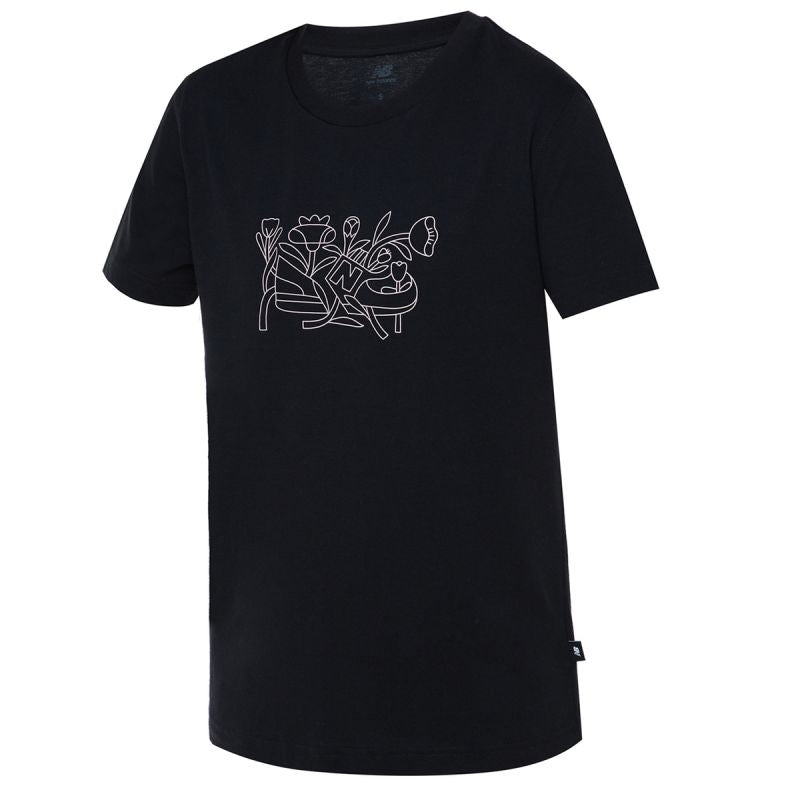 New Balance S/S Floral Tee BK W WT41912BK Clothing/Lifestyle/T-shirts/New Balance New Balance
