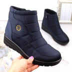 News W EVE437B navy blue wedge snow boots Footwear/Outdoor/News Your Sports Performance