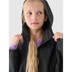 Children's transitional raincoat with rubber coating 4F Junior 4FJWSS24TJACU217-20S *Kategoria tymczasowa Your Sports Performance