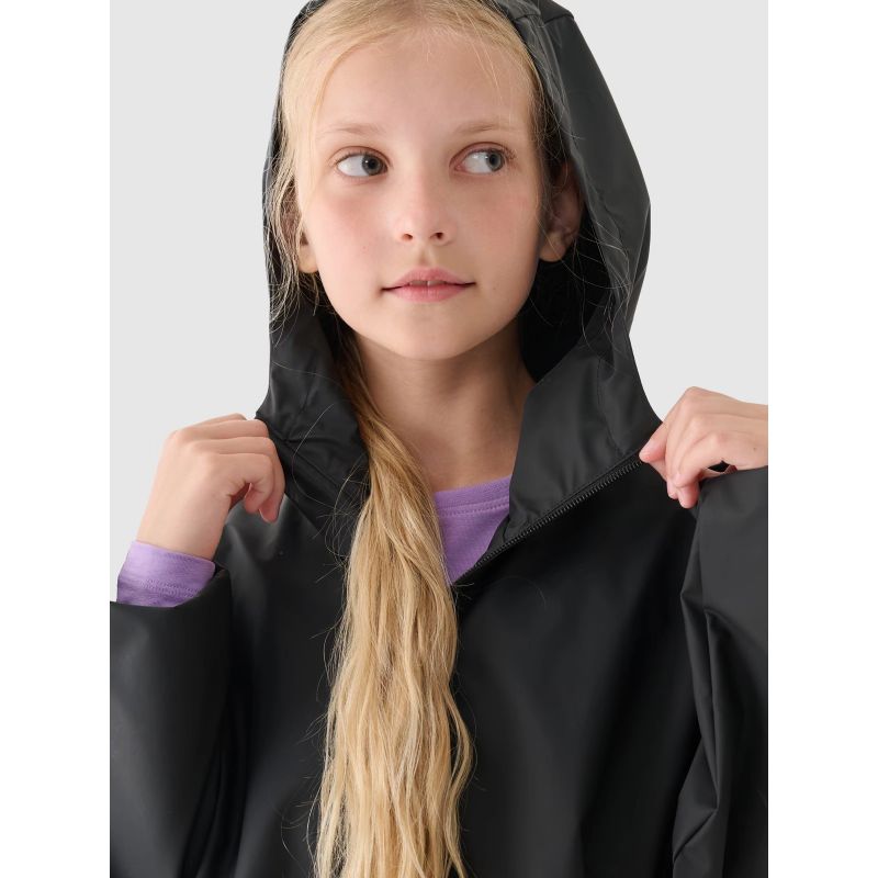 Children's transitional raincoat with rubber coating 4F Junior 4FJWSS24TJACU217-20S *Kategoria tymczasowa Your Sports Performance