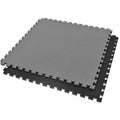 Exercise Mat with Safety Certificate - Puzzle 1x1m - Black - Gray 2 cm Maty Tatami Your Sports Performance