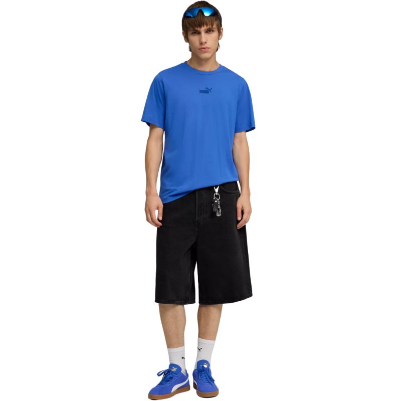 Men's Puma ESS Small No.1 Logo Centered Tee Blue 692912 23
