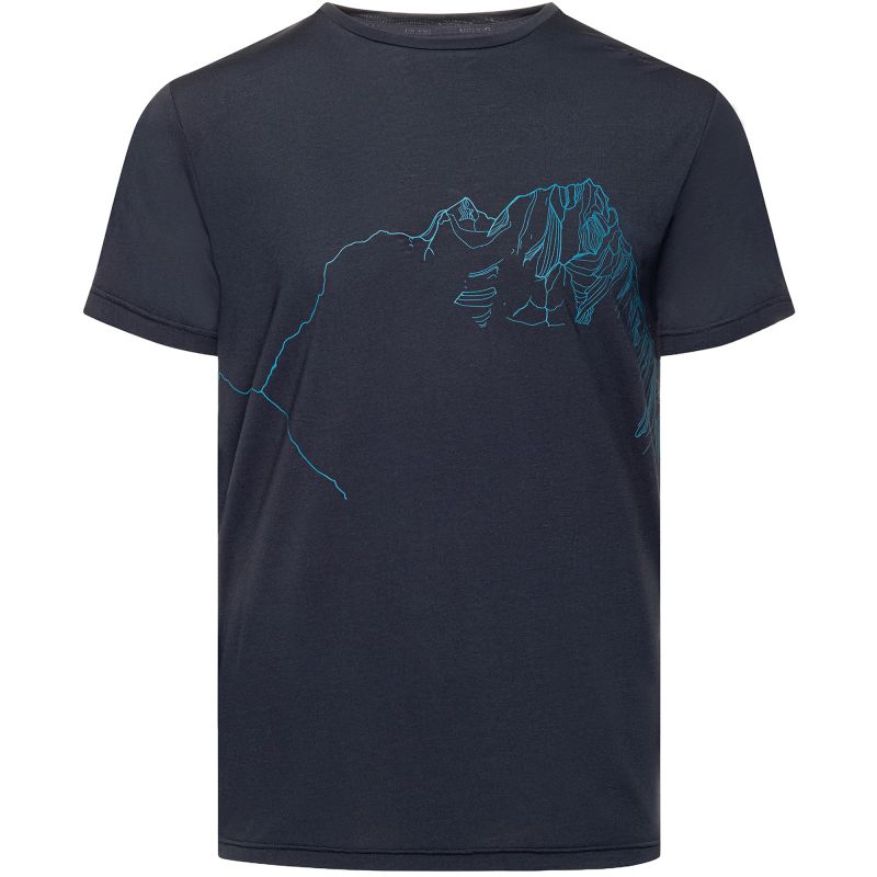 VIKING Morain Bamboo Man Men’s T-Shirt, Navy Blue