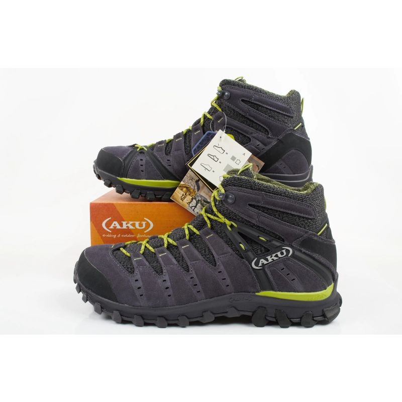 Aku Alterra Gore-tex Men's Lightweight Hiking Shoes Gray Green Aku