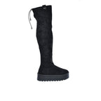 Women's Black Suede Platform Boots Big Star SS274264 Footwear Your Sports Performance